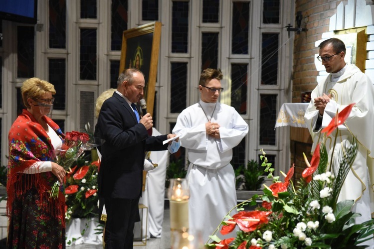 Pielgrzymka Straży Honorowej NSPJ do Biadolin