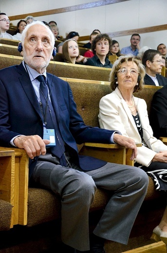 Maria Teresa i Ruggero Badano, rodzice Chiary opowiadali o niej w Lublinie.