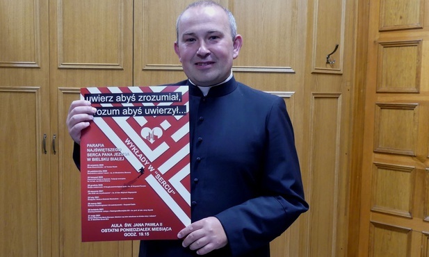 Ks. Sebastian Fajfer zachęca do udziału w nowym cyklu spotkań poświęconych wierze i nauce.