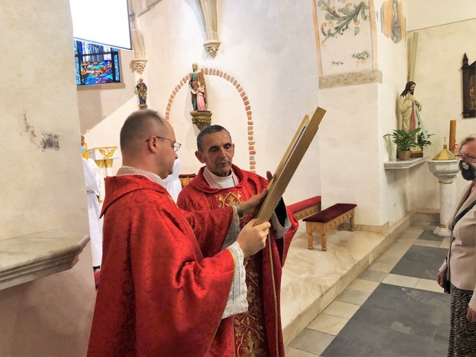 Inauguracja peregrynacji ikony Pana Jezusa w parafii św. Jerzego w Cieszynie 