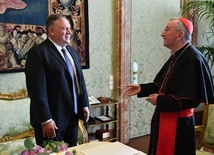 Kard. Parolin po spotkaniach z Pompeo: cel ten sam, różne metody