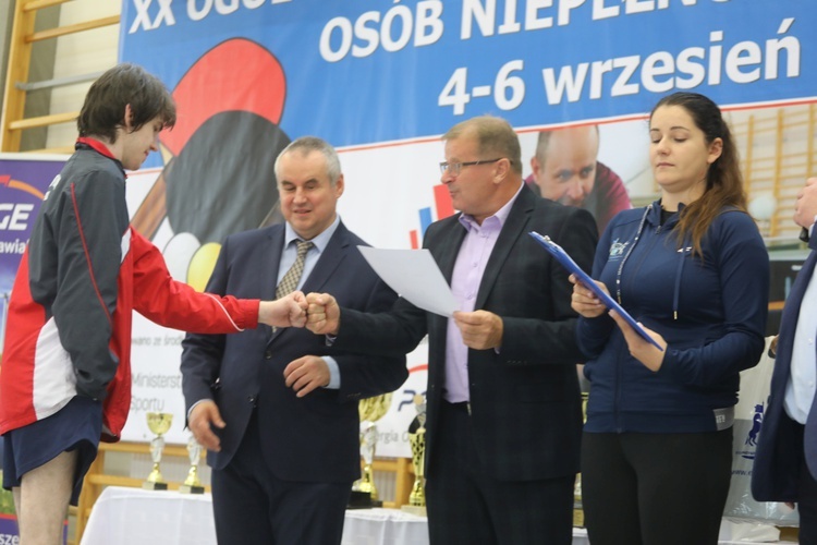 20. Ogólnopolski Turniej Tenisa Stołowego Osób Niepełnosprawnych - Łodygowice 2020