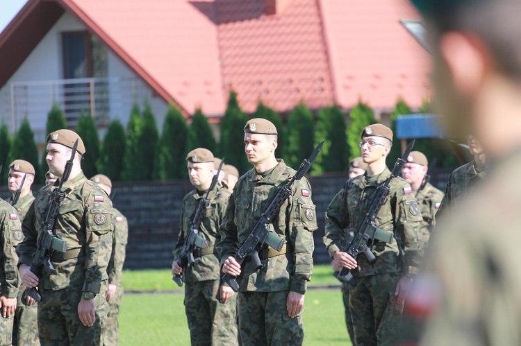 Przysięga terytorialsów w Dębicy