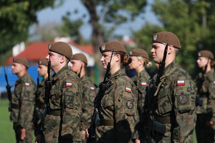 Przysięga terytorialsów w Dębicy