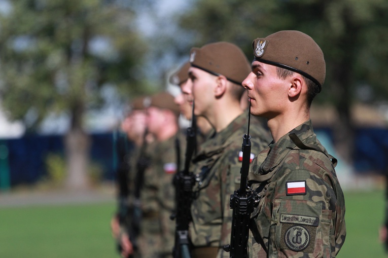 Przysięga terytorialsów w Dębicy