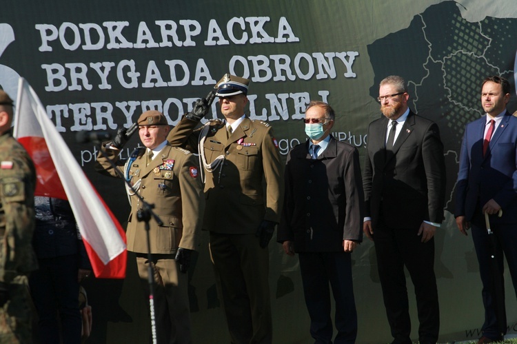 Przysięga terytorialsów w Dębicy