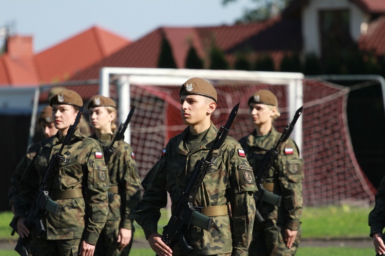 Przysięga terytorialsów w Dębicy