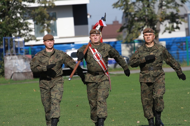 Przysięga terytorialsów w Dębicy