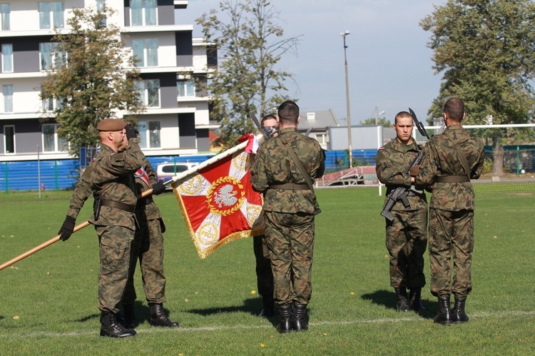 Przysięga terytorialsów w Dębicy