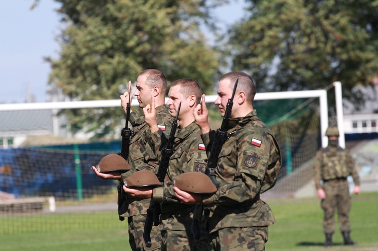 Przysięga terytorialsów w Dębicy