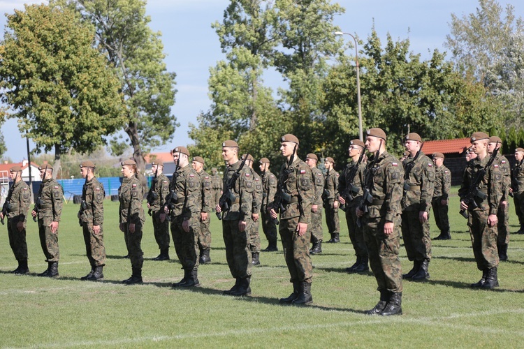 Przysięga terytorialsów w Dębicy