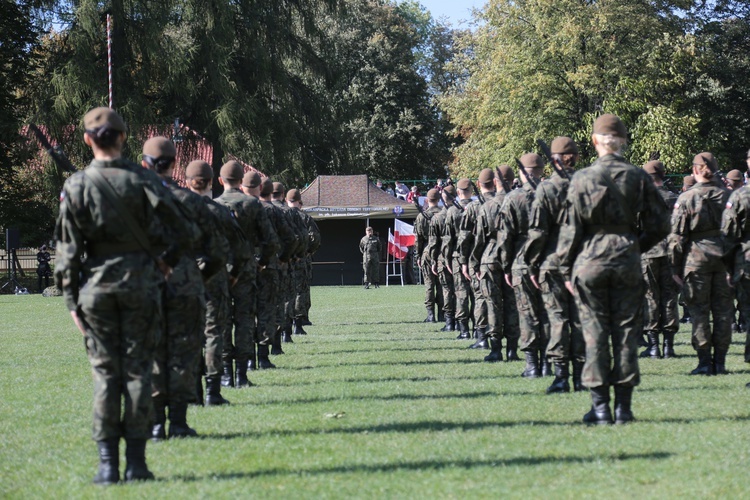 Przysięga terytorialsów w Dębicy