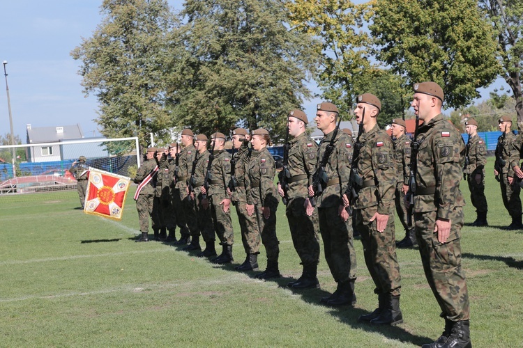 Przysięga terytorialsów w Dębicy