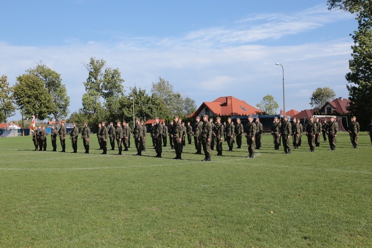 Przysięga terytorialsów w Dębicy