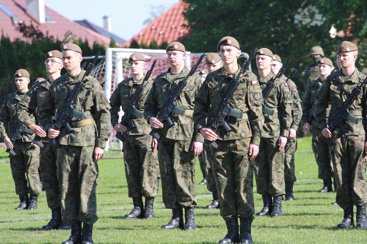 Przysięga terytorialsów w Dębicy