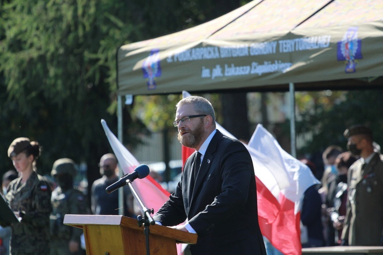 Przysięga terytorialsów w Dębicy