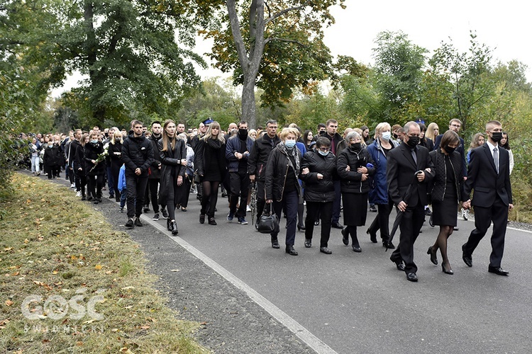 Pogrzeb Macieja Aleksiuka, zaginionego 20-latka