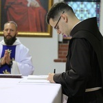 Śluby wieczyste braci franciszkanów na wrocławskich Karłowicach