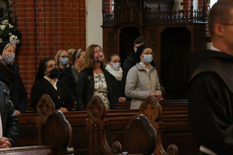 Śluby wieczyste braci franciszkanów na wrocławskich Karłowicach