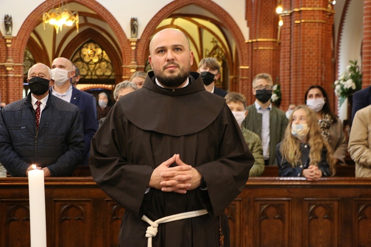 Śluby wieczyste braci franciszkanów na wrocławskich Karłowicach