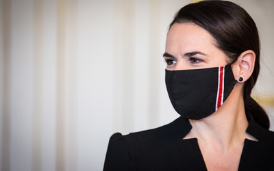 Białoruś: Cichanouska rozmawiała z mężem przebywającym w areszcie