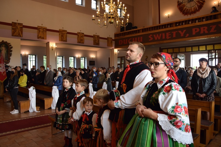 Wprowadzenie relikwii św. Jana Pawła II - Boczki Chełmońskie