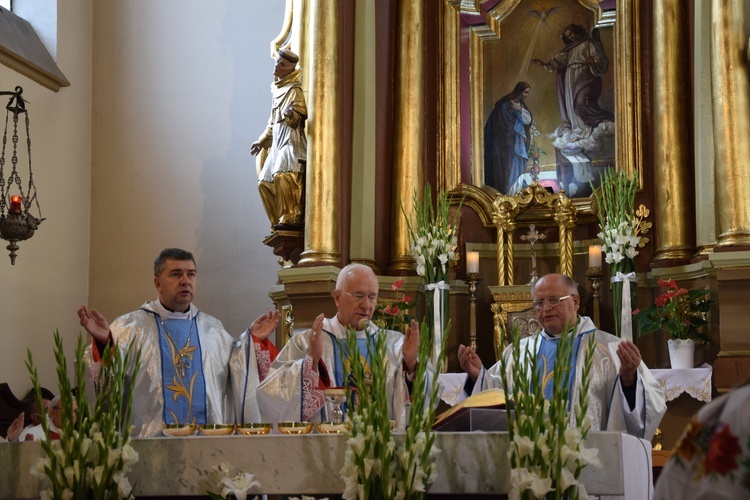 Pielgrzymka Kół Żywego Różańca do Domaniewic