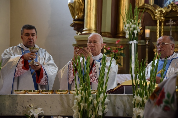 Pielgrzymka Kół Żywego Różańca do Domaniewic