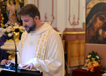 O. Dariusz Laskowski OSPPE podczas głoszenia katechez w ubiegłym roku.
