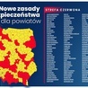 W czerwonej strefie: Lublin, Chełm, Zamość oraz powiaty - janowski, lubelski, łęczyński, łukowski, puławski, rycki, świdnicki, włodawski