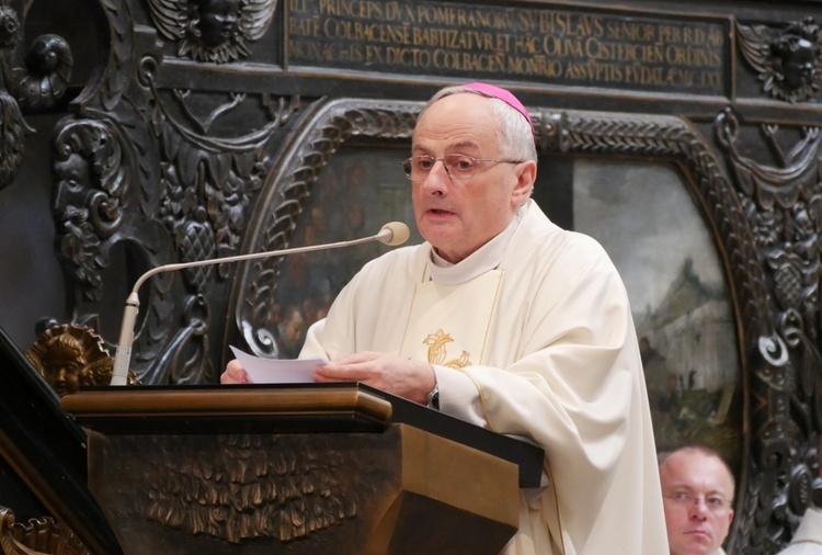 Bp Jacek Jezierski, administrator apostolski archidiecezji gdańskiej.