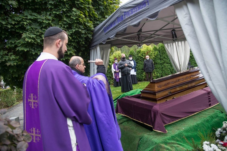Pogrzeb redemptorysty o. Zygmunta Sołka w Głogowie