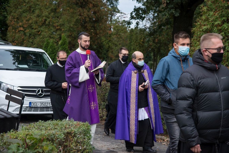 Pogrzeb redemptorysty o. Zygmunta Sołka w Głogowie