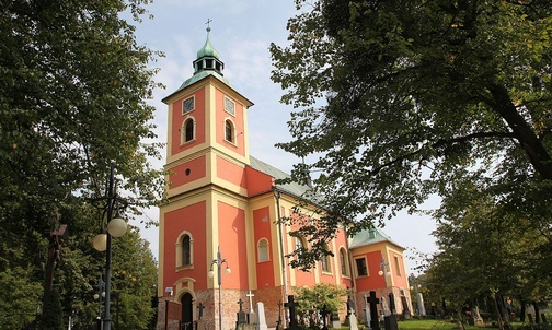 Kościół parafialny w Kończycach Małych, gdzie przez ostatnie 5 lat posługiwał śp. ks. Edward Kobiesa.
