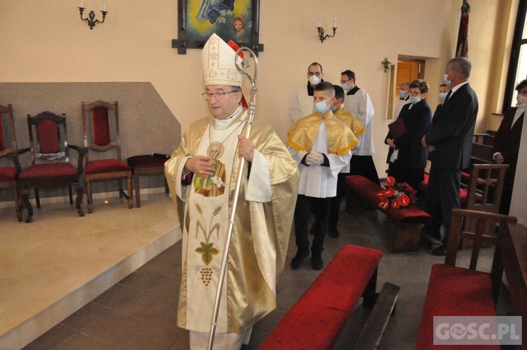 Podmokle. Poświęcenie kościoła.