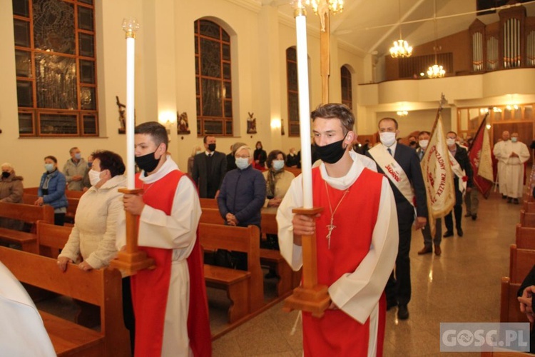 Zielona Góra. Wprowadzenie relikwii bł. ks. Jerzego Popiełuszki