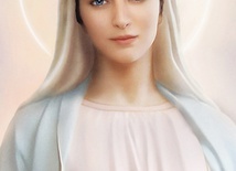 ▲	Wizerunek Matki Bożej z Medjugorja  jest znakiem rozpoznawczym Wojowników Maryi.