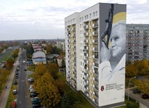 Mural z Janem Pawłem II 