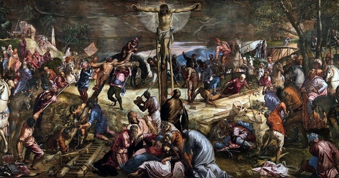 Jacopo Tintoretto "Ukrzyżowanie".