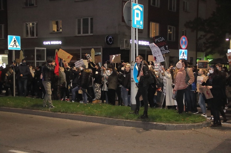 Marsz protestacyjny w Koszalinie