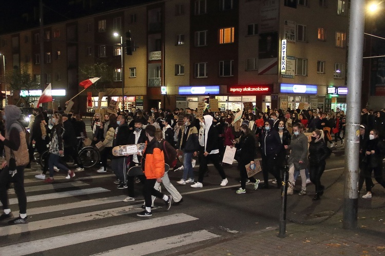 Marsz protestacyjny w Koszalinie