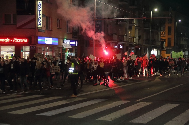 Marsz protestacyjny w Koszalinie