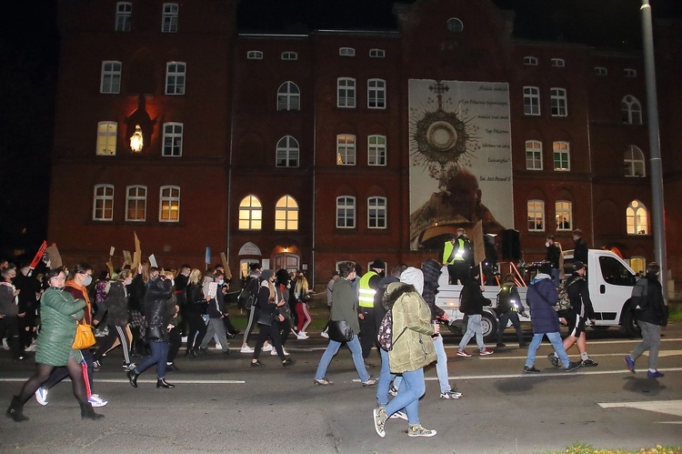 Marsz protestacyjny w Koszalinie