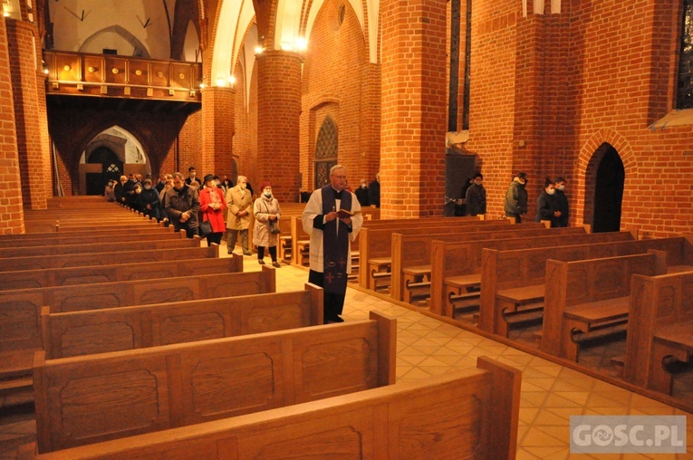 Modlitwa w gorzowskiej katedrze