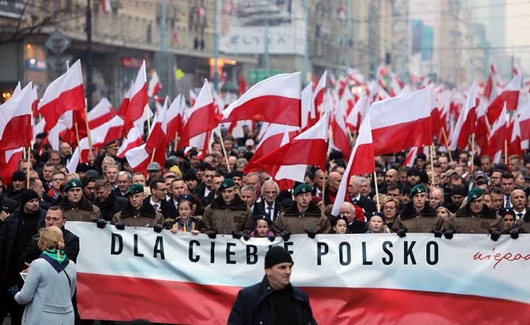 Warszawa, 11.11.2018 r. Obchody setnej rocznicy odzyskania niepodległości.