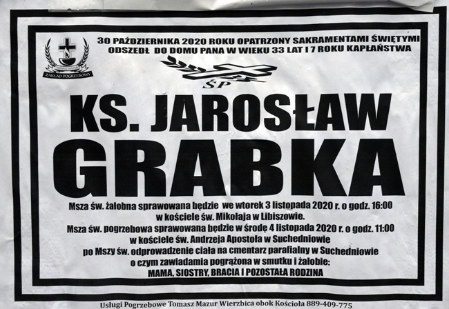 Pogrzeb śp. ks. Jarosława Grabki