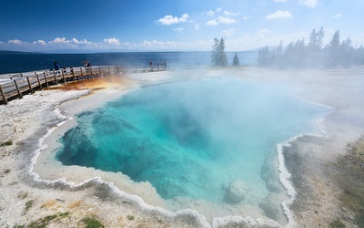 Mężczyzna, który próbował ugotować kurczaki w gorących źródłach w Yellowstone, zostanie ukarany