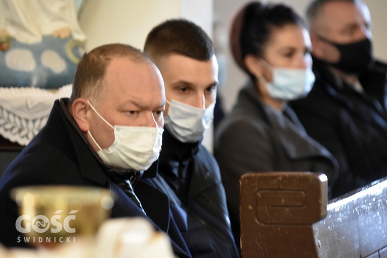 Pożegnanie ks. Piotra Mycana w parafii św. Mikołaja w Kaczorowie