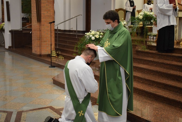 Święcenia kapłańskie dk. Piotra Sosnówki. 