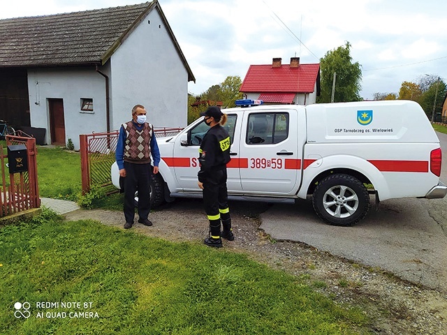 ▲	Tarnobrzescy strażacy reagują na sygnały ludzi w potrzebie.